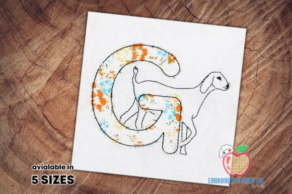 Alphabet G with Goat Applique: Business Merch Review