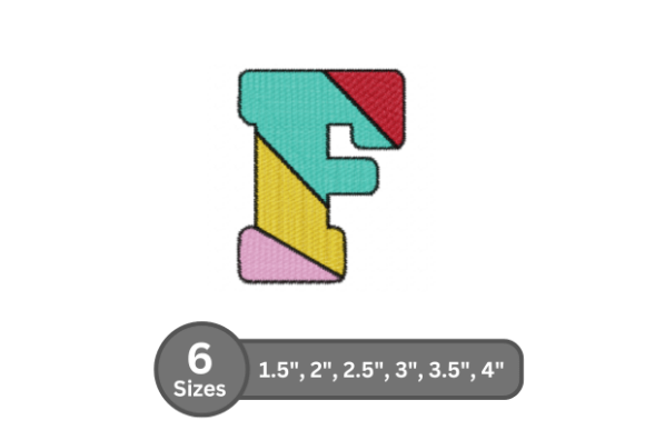 Candy Stripe Alphabet - F: A Holiday Embroidery Review