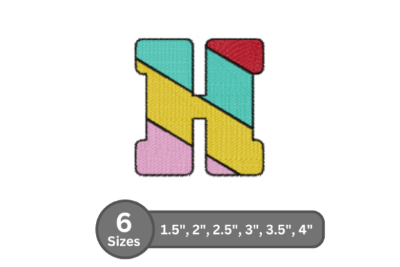 Candy Stripe Alphabet H: A Craft Fair Review