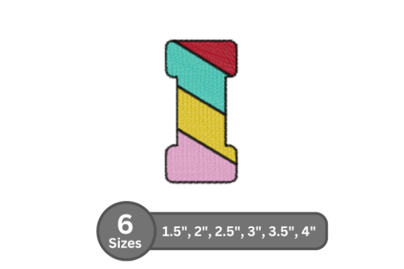 Candy Stripe Alphabet - I: A Designer's Review
