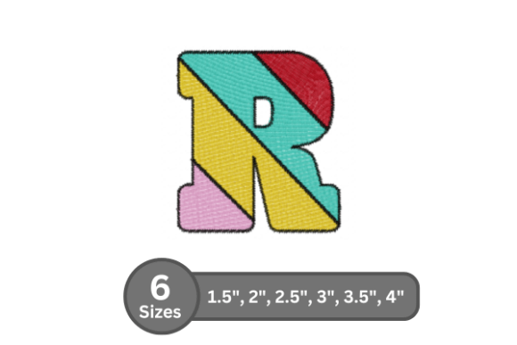Candy Stripe Alphabet R: A Designer’s Stitch Test
