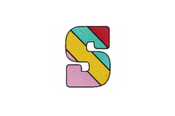 Candy Stripe Alphabet - S: A Sweatshirt Design Review