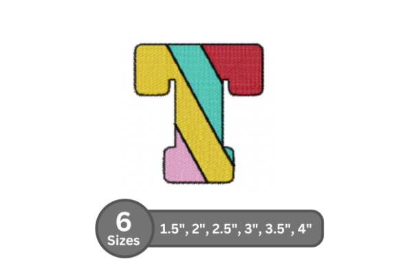 Candy Stripe Alphabet - T: A Designer’s Review