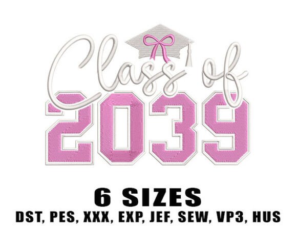 Class of 2039 Embroidery Design Review