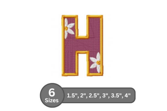 Daisy Joy Alphabet - H: Seasonal Embroidery Review