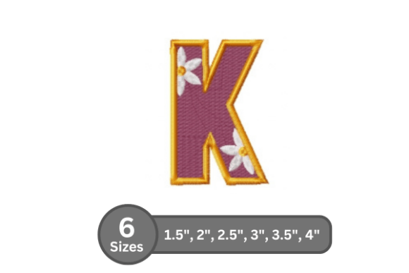 Daisy Joy Alphabet K: A Designer’s Stitch Test