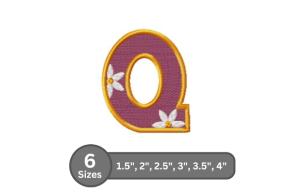 Daisy Joy Alphabet -Q: An Embroidery Seller’s Review