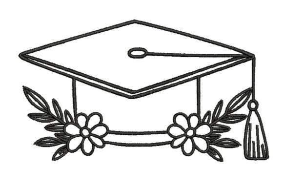 Floral Grad Cap: A Seasonal Embroidery Review