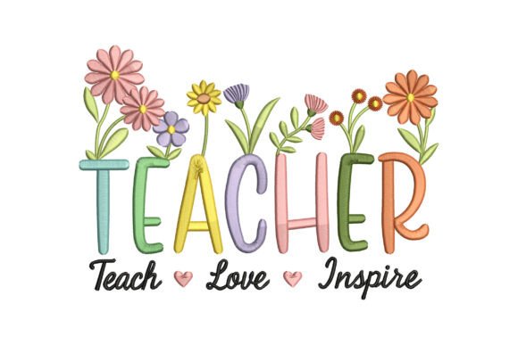 Floral Teach Love Inspire: Embroidery Review