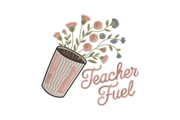 Floral Teacher Fuel Embroidery Review