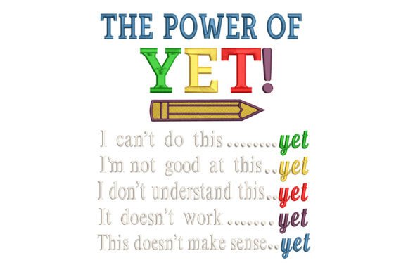 The Power of Yet: Growth Mindset Embroidery Review